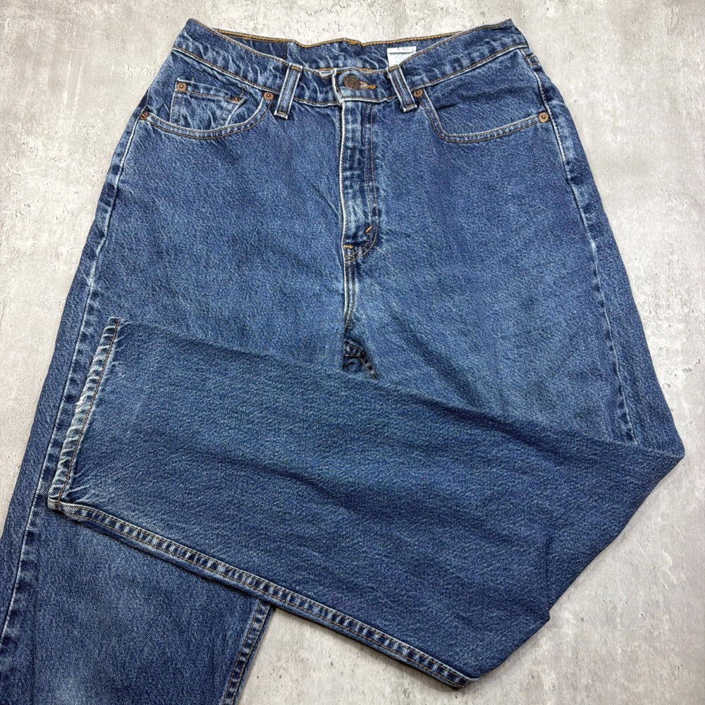 VINTAGE 90s Levis 560 Jeans Womens 8 Reg S Loose Fit Straight Leg Made In USA